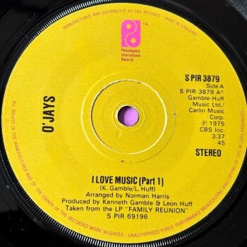 O'Jays-I love music-UK PIR E+