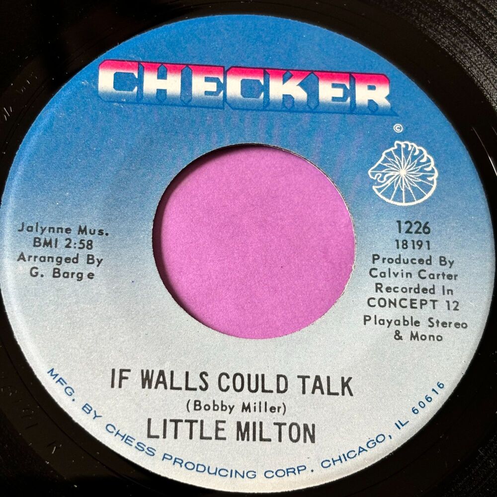 Little Milton-If walls could talk/ Loving you-Checker E+