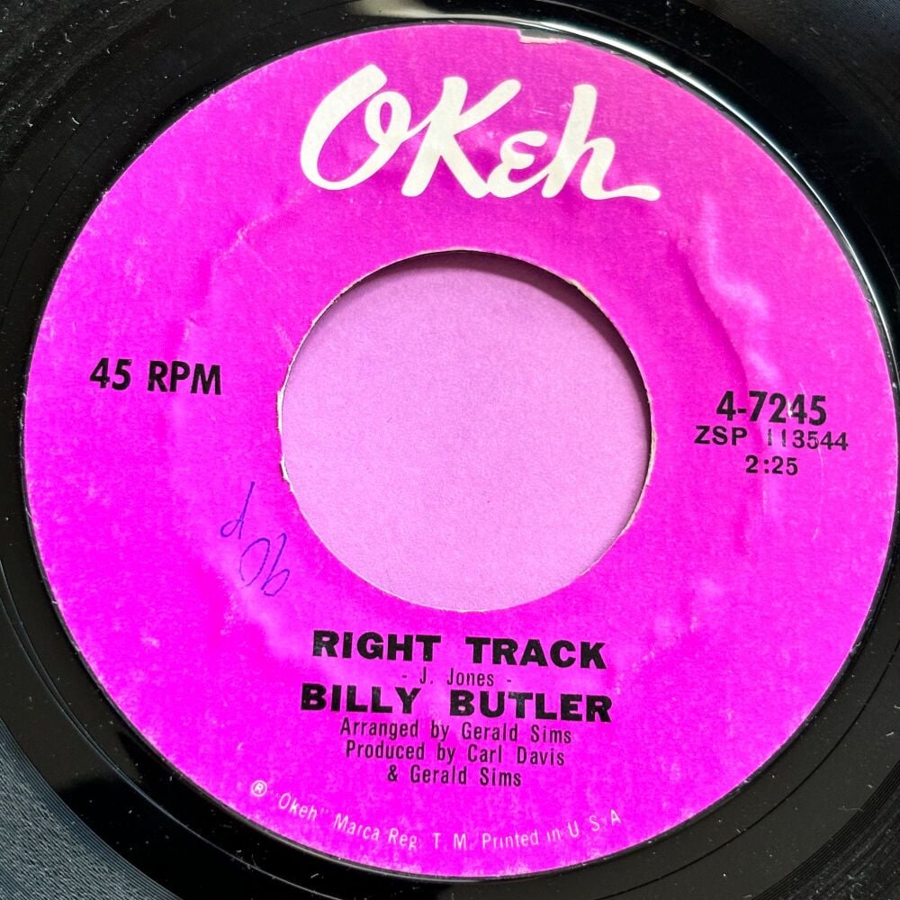 Billy Butler-Right track-Okeh wol R E+