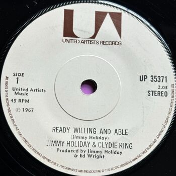 Jimmy Holiday & Clydie King-Ready willing and able-UK UA E+
