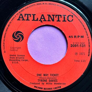 Tyrone Davis-One way ticket-UK Atlantic E+