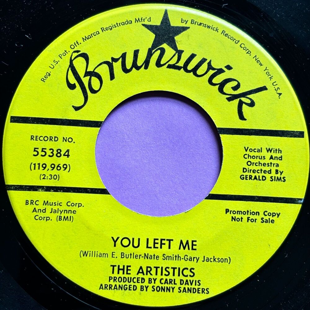 Artistics-You left me-Brunswick Demo M-