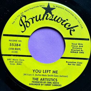 Artistics-You left me-Brunswick Demo M-