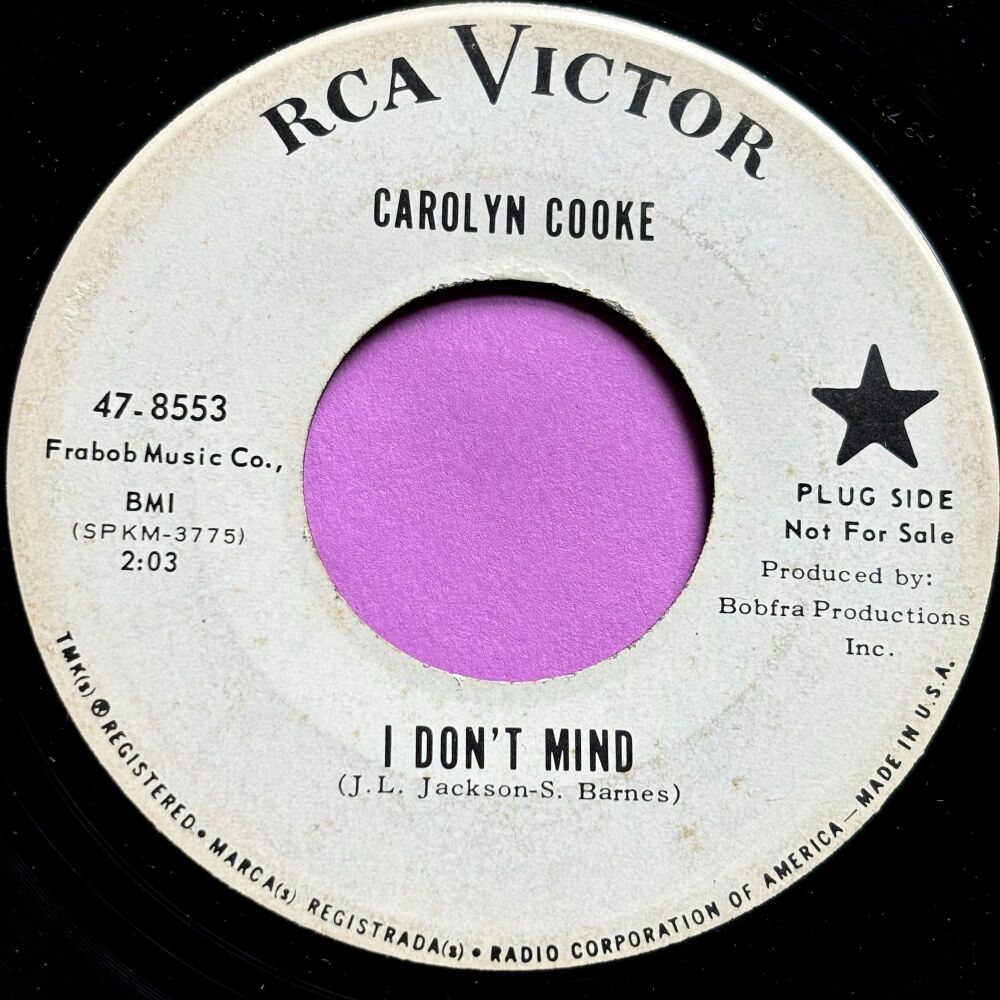 Carolyn Cooke-I don't mind-RCA WD E+