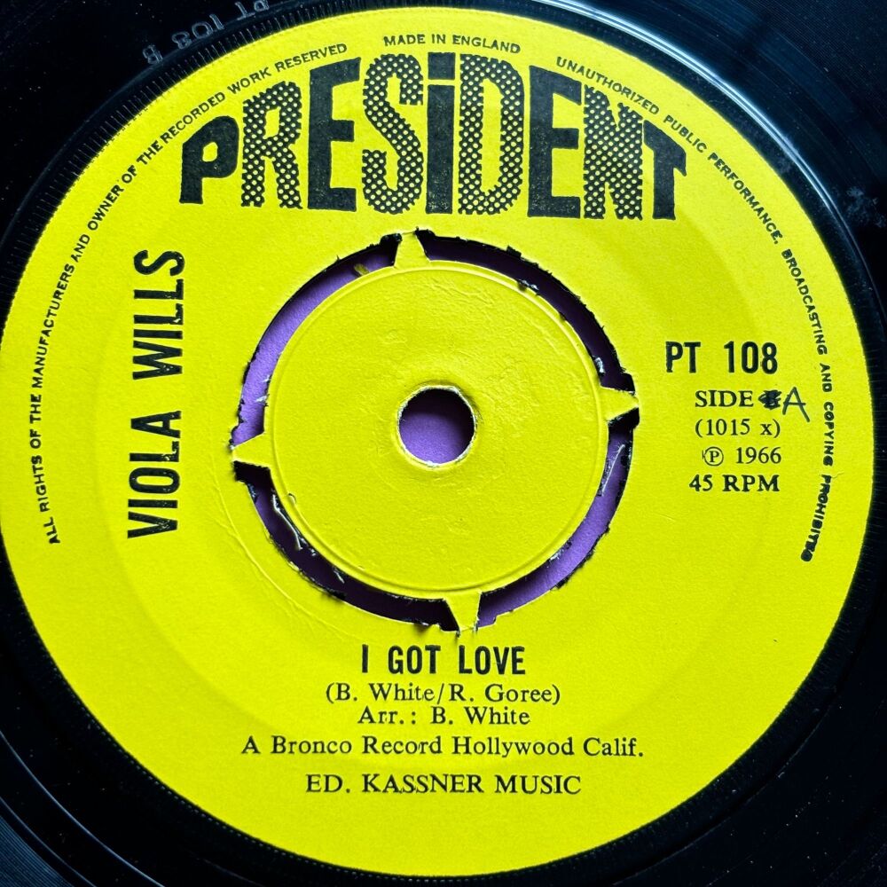 Viola Wills-I got love-UK President E+