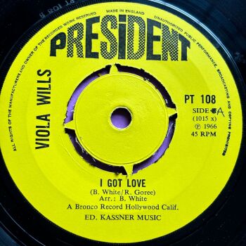 Viola Wills-I got love-UK President E+