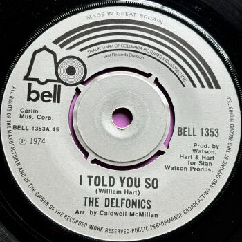 Delfonics-I told you so-UK Bell E+