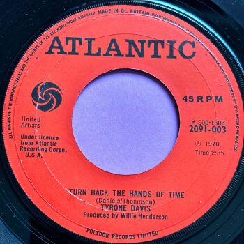 Tyrone Davis-Turn back the hands of time-UK Atlantic E+