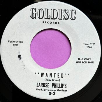 Larose Phillips-Wanted-Goldisc WD E+