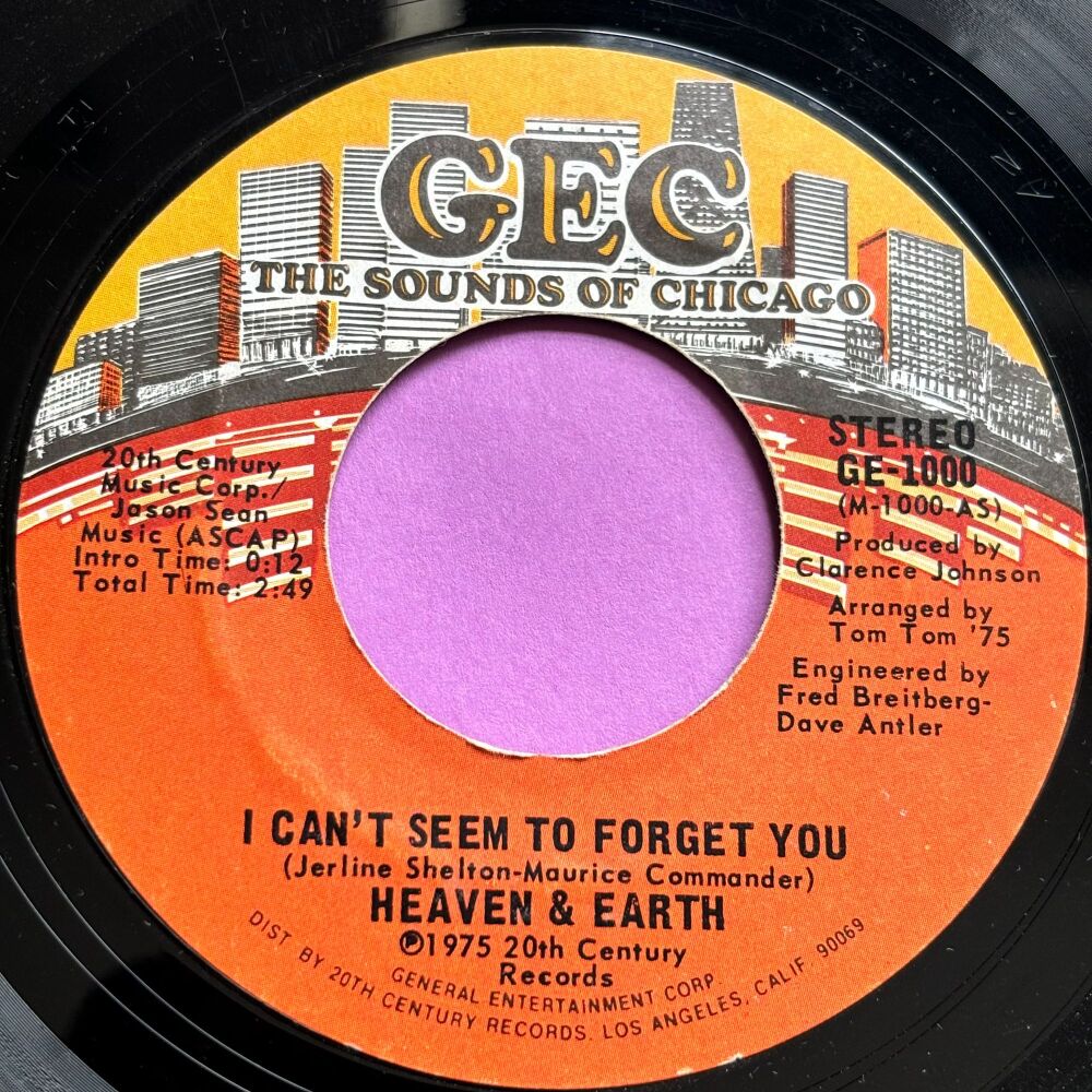 Heaven & Earth-I can't seem to forget you-GEC E+