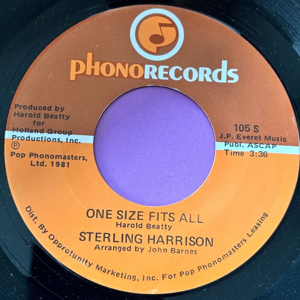Sterling Harrison-One size fits all-Phono E+