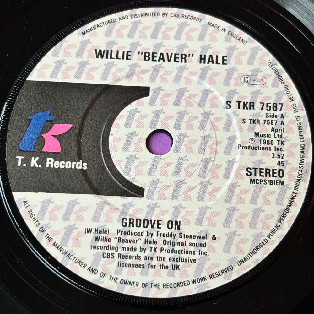 Willie "Beaver" Hale-Groove on-UK TK E+