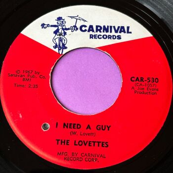 Lovettes-I need a guy-Carnival  E+