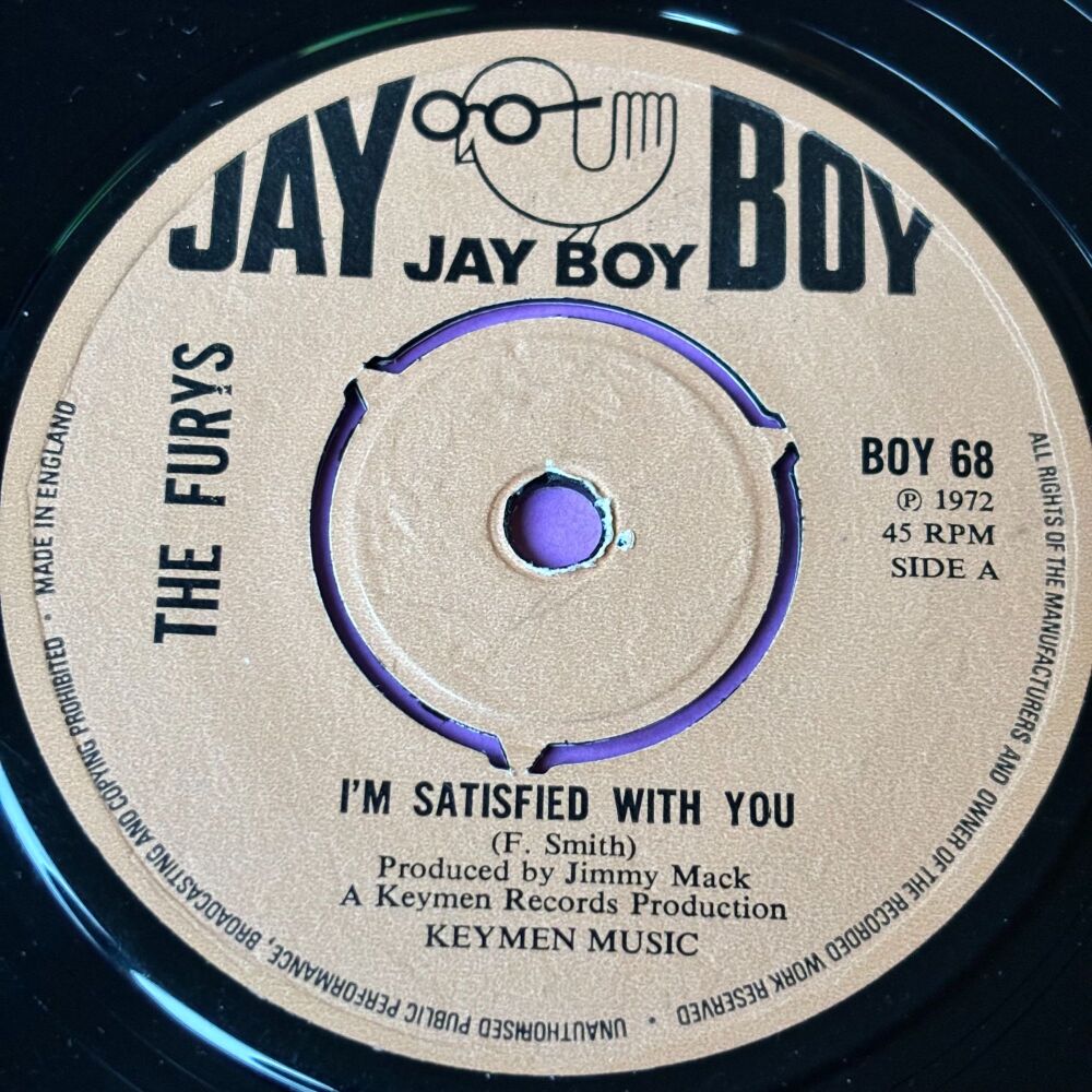 Furys-I'm satisfied with you-UK Jay Boy E+