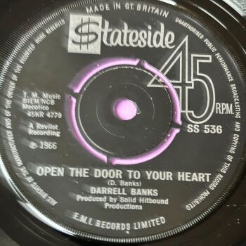 Darrell Banks-Open the door to your heart/ Our love-UK Stateside E+