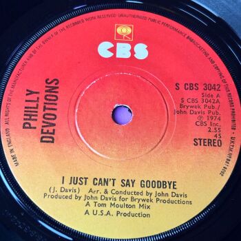 Philly Devotions-I just can't say goodbye-UK CBS E+