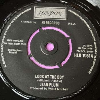 Jean Plum-Look at the boy-UK London E+