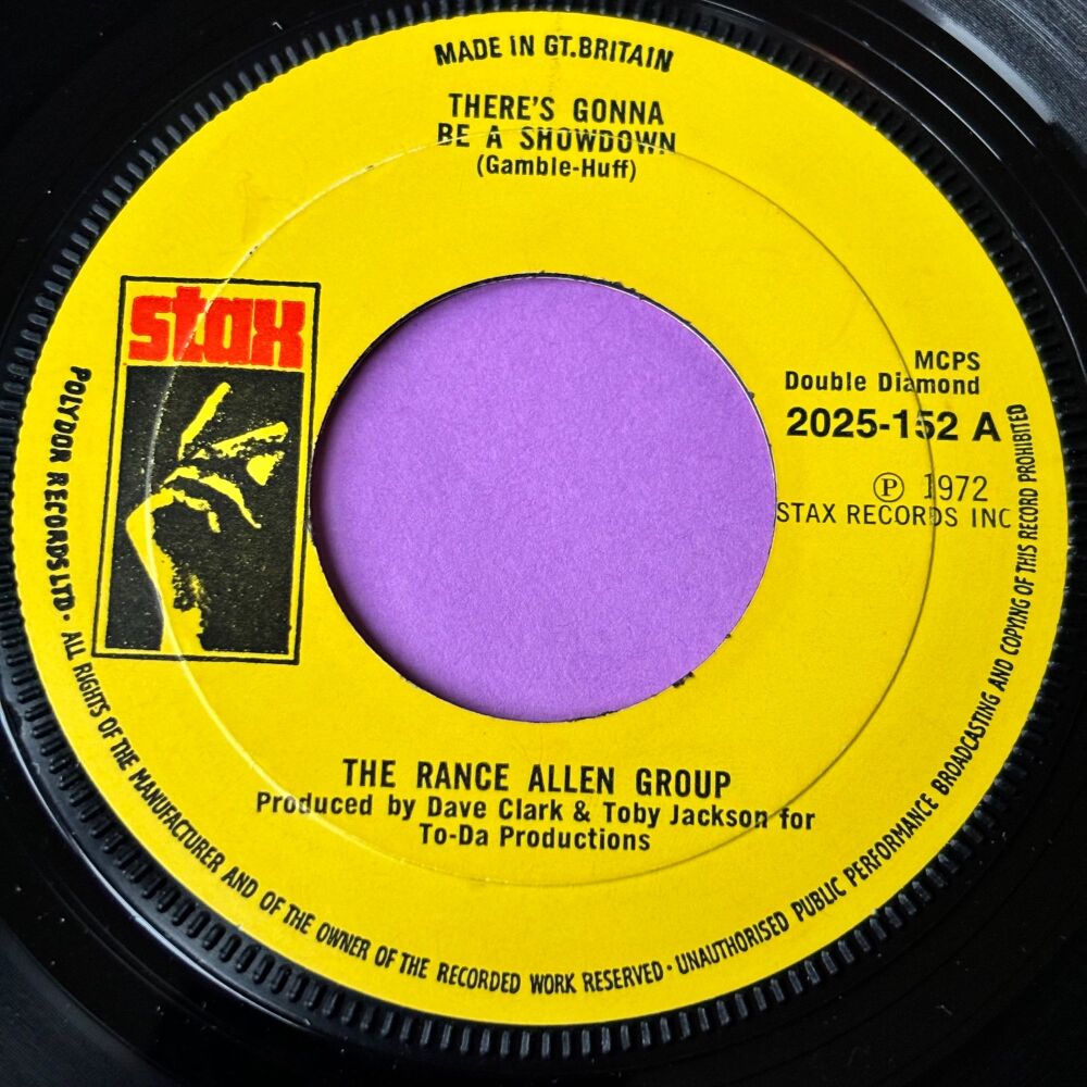 Rance Allen-There's gonna be a showdown-UK Stax E+