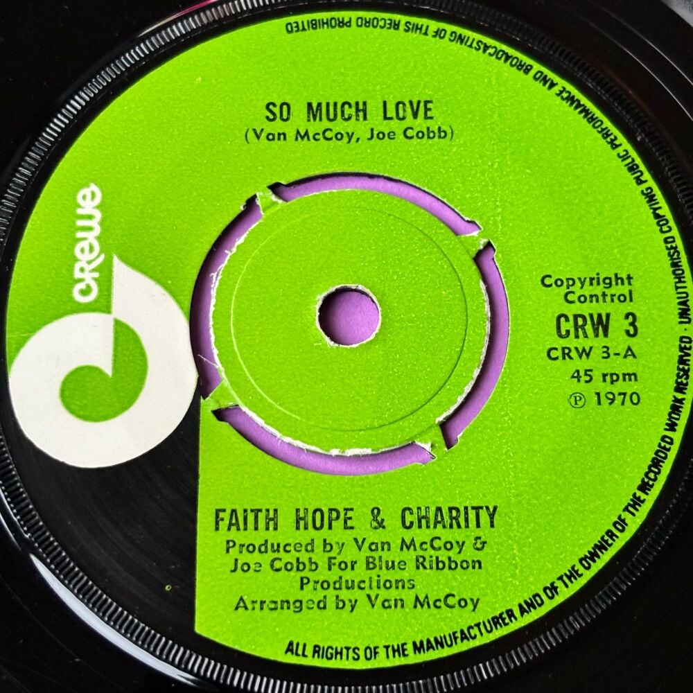 Faith Hope & Charity-So much love-UK Crewe E+