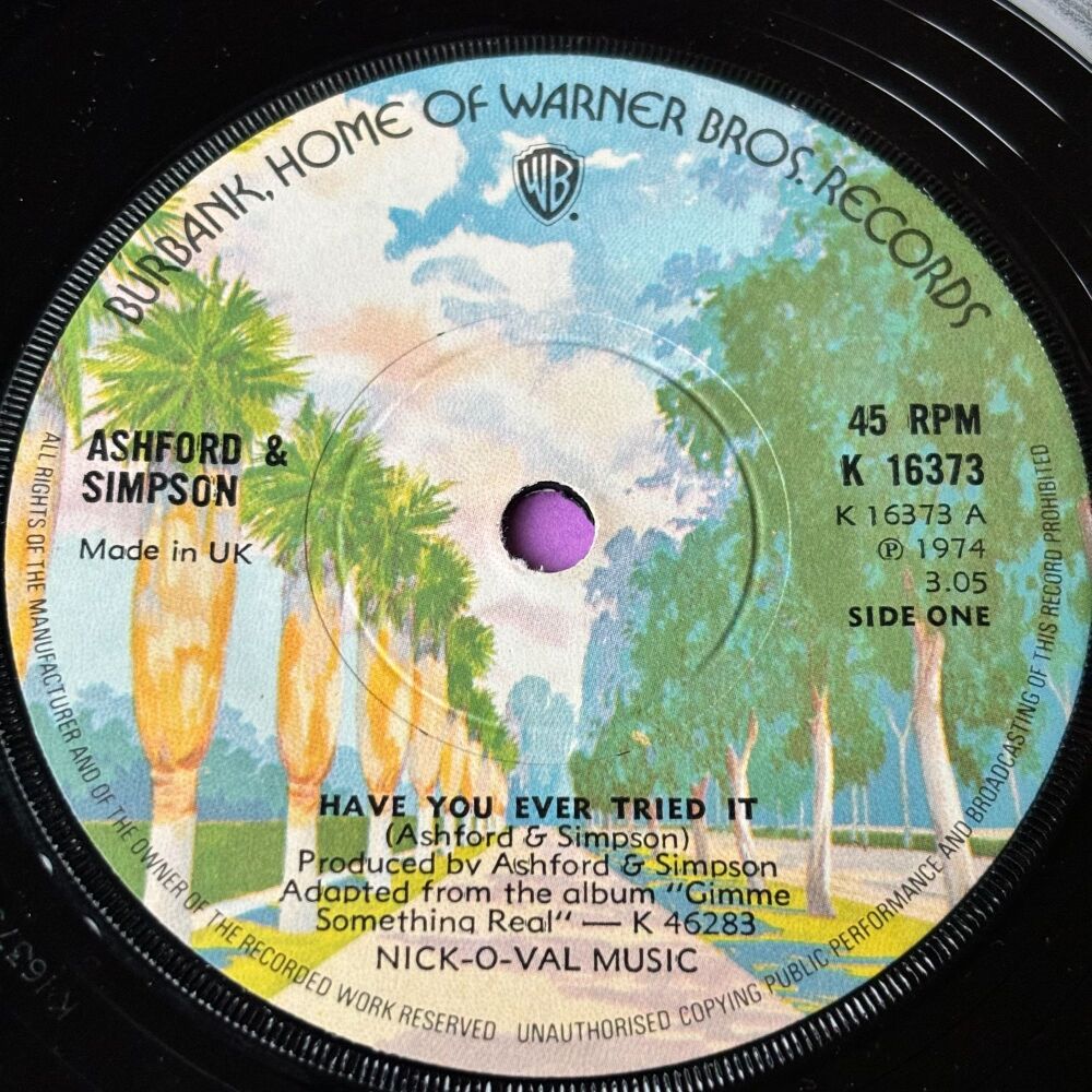 Ashford and Simpson-Have you ever tried it-UK WB E+