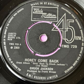 Chuck Jackson-Honey come back-What am I gonna do without you-TMG 729 E+