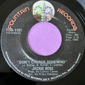 Jackie Ross-Don't change your mind-Fountain E