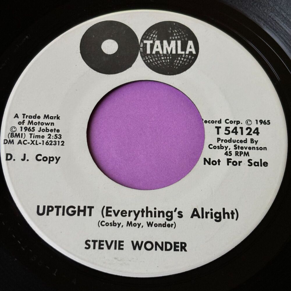 Stevie Wonder-Uptight-Tamla Globes WD M-