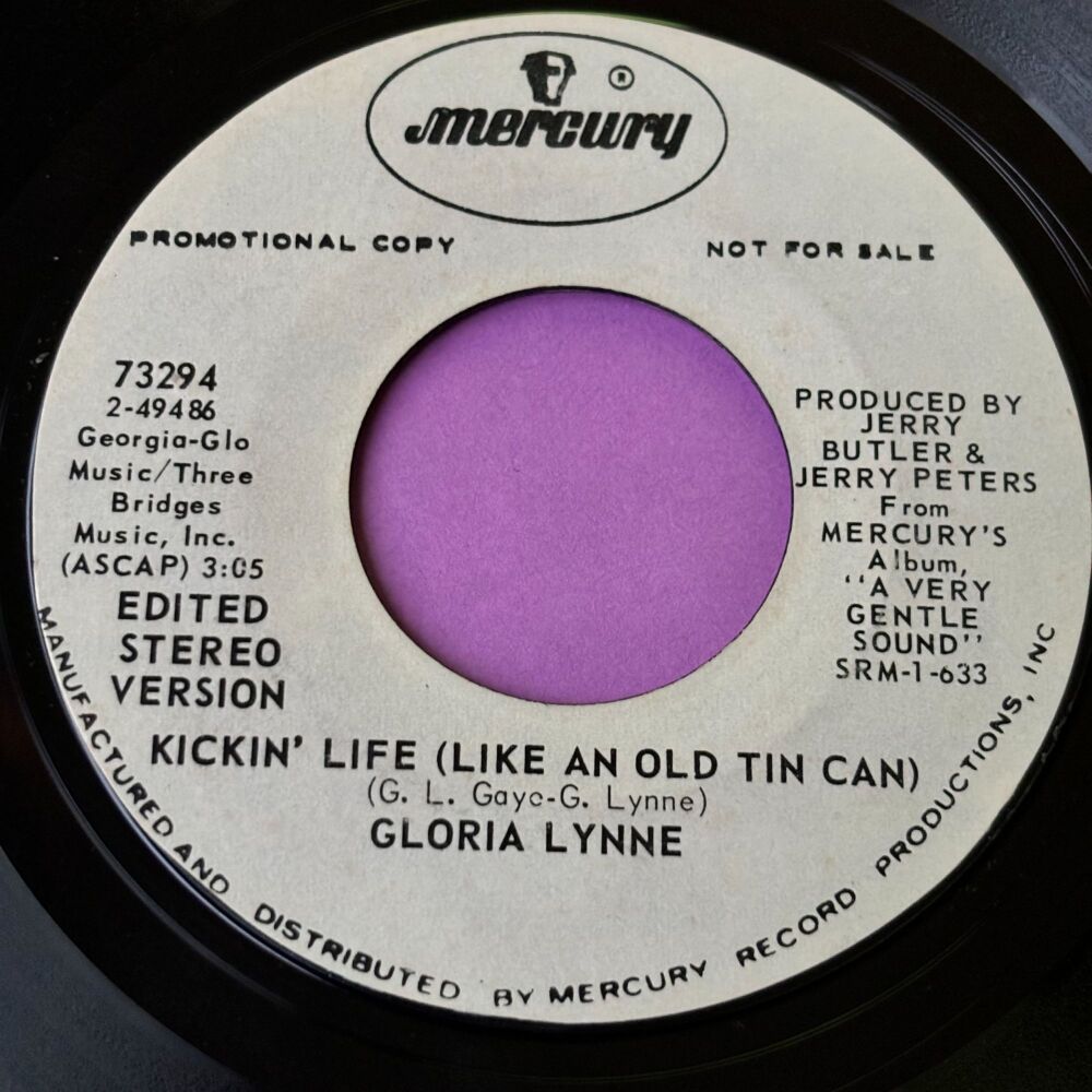 Gloria Lynne-Kickin' life like an old tin can-Mercury WD E+