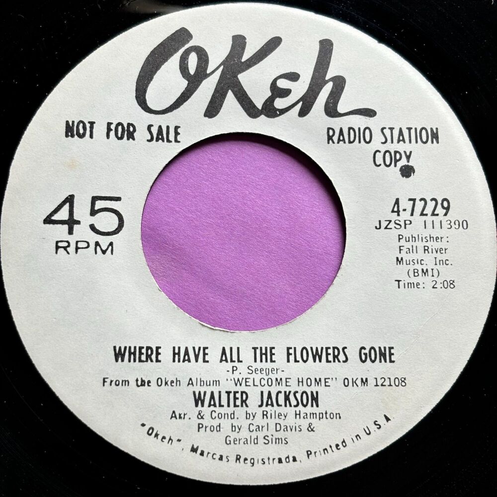 Walter Jackson-Where have the all the flowers gone-Okeh R E+