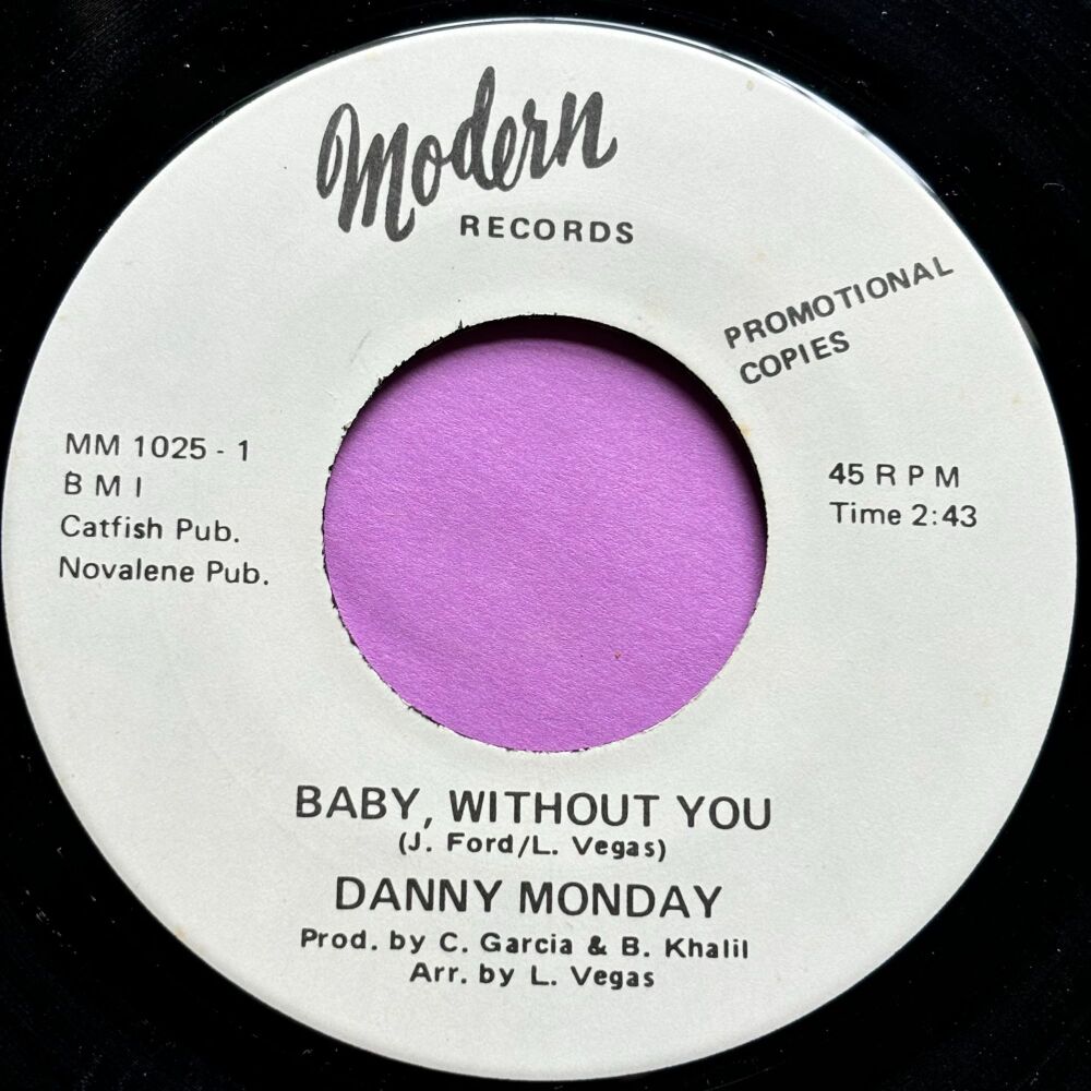 Danny Monday-Baby without you-Modern R E+