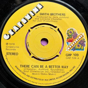 Smith Brothers-There can be a better way/ Payback's a drag-Grapevine E+
