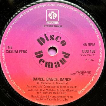 Casualeers-Dance dance dance-Pye Disco Demand E+
