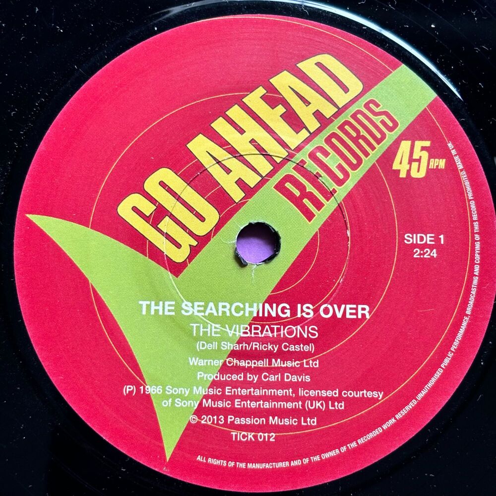 Vibrations-The searching is over-UK Go Ahead E+