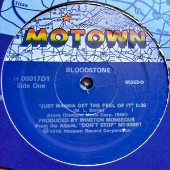 Bloodstone-Just wanna get the feel of it-12" Single Motown E+