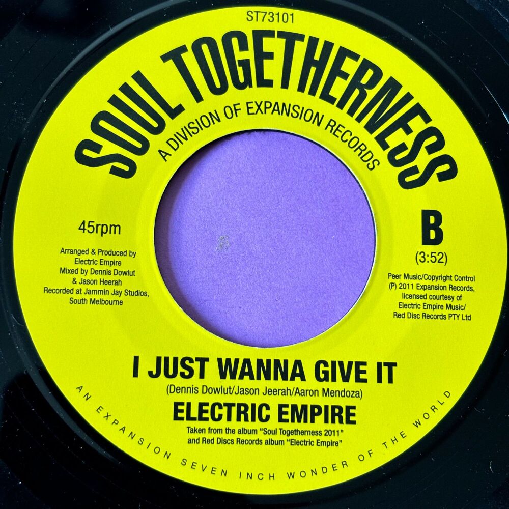 Electric Empire-I just wanna give it-Soul Togetherness E+