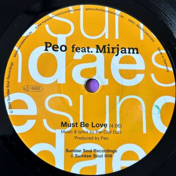 Peo feat. Mirjam-Must be love/ Everything-Sundae E+