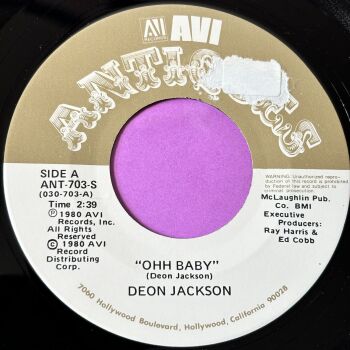 Deon Jackson-Ohh baby/ When  your love has gone-Antiques R E+