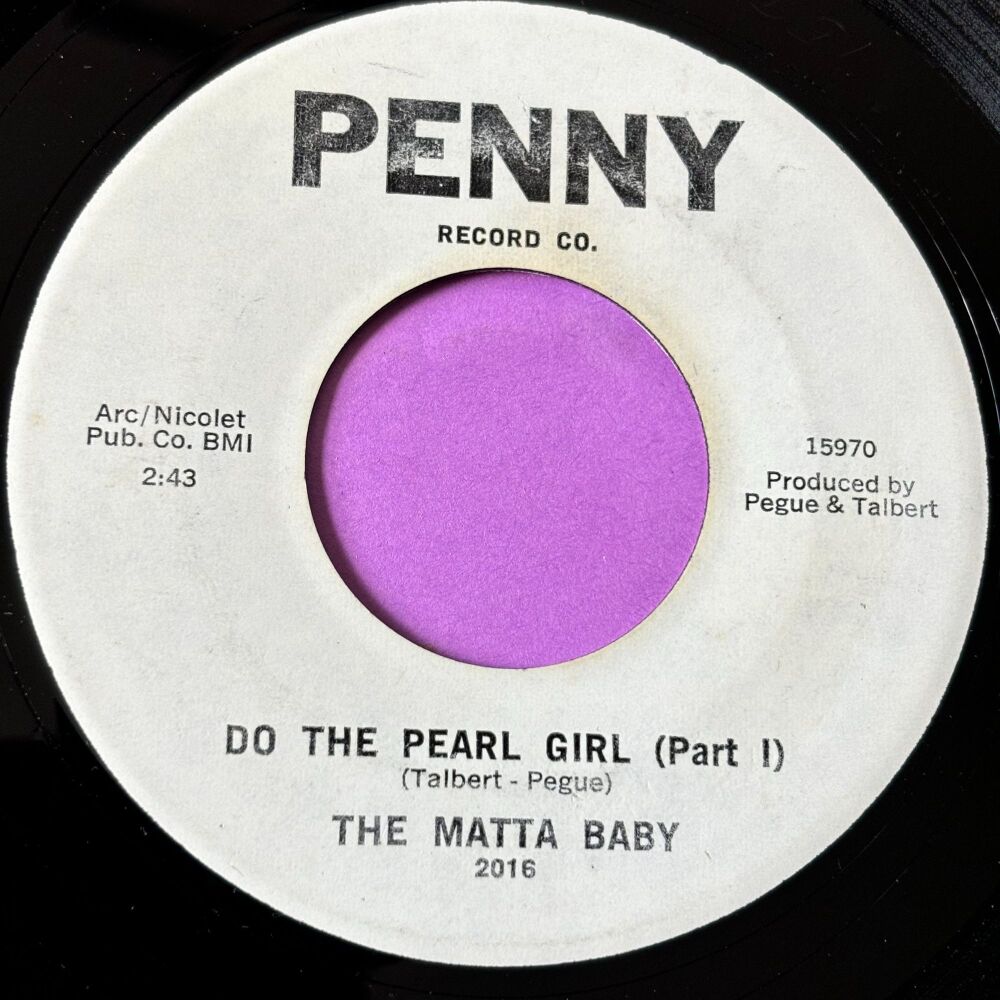 Matta Baby-Do the pearl girl-Penny R vg+