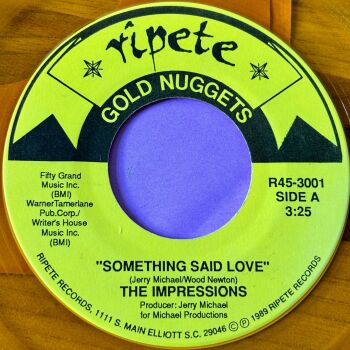 Impressions-Something said love-Ripete R E+