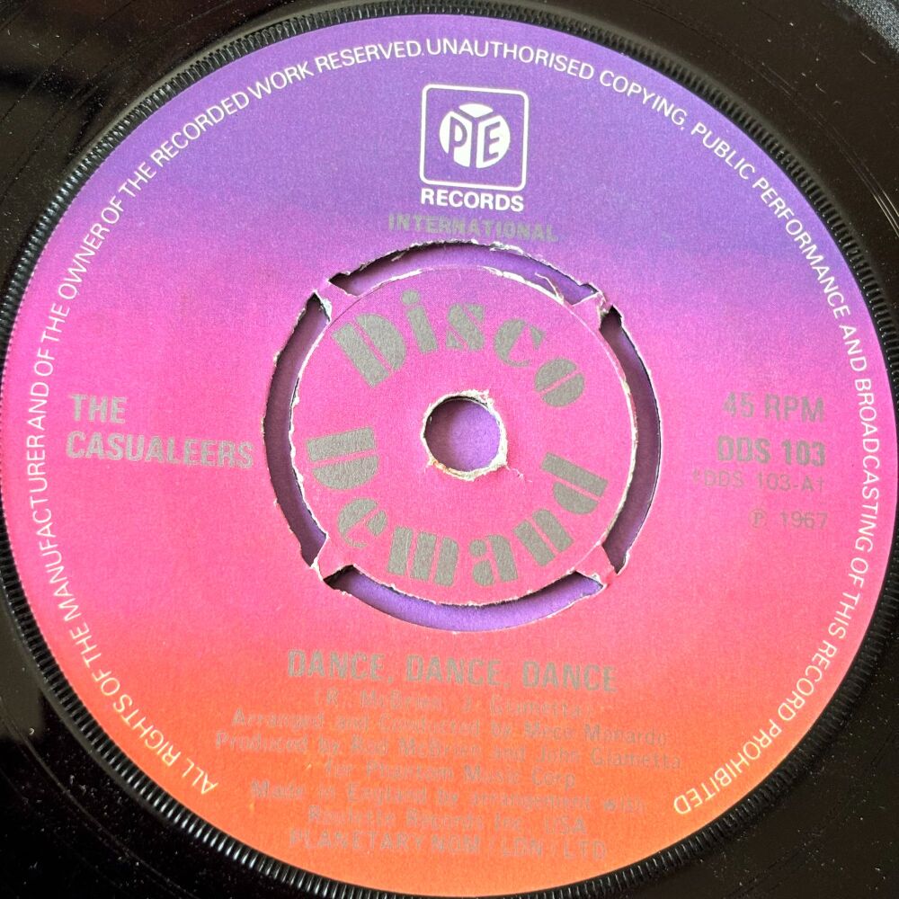 Casualeers-Dance dance dance-UK Pye R E+
