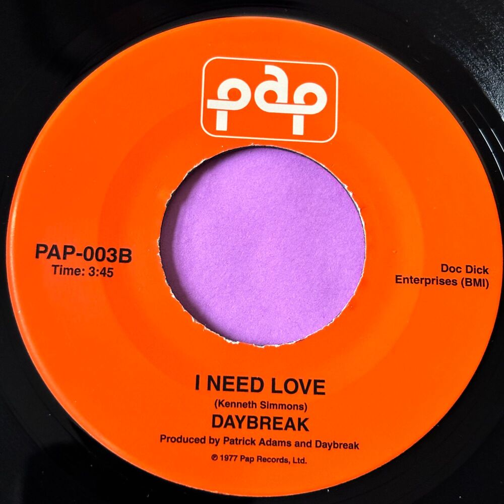 Daybreak-I need love-P&P R M-