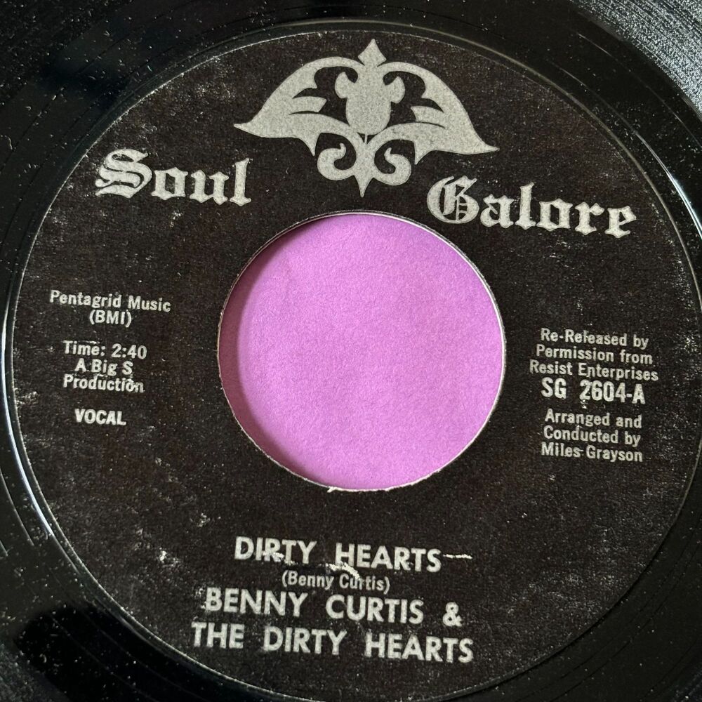Benny Curtis-Dirty hearts-Soul Galore  R E+