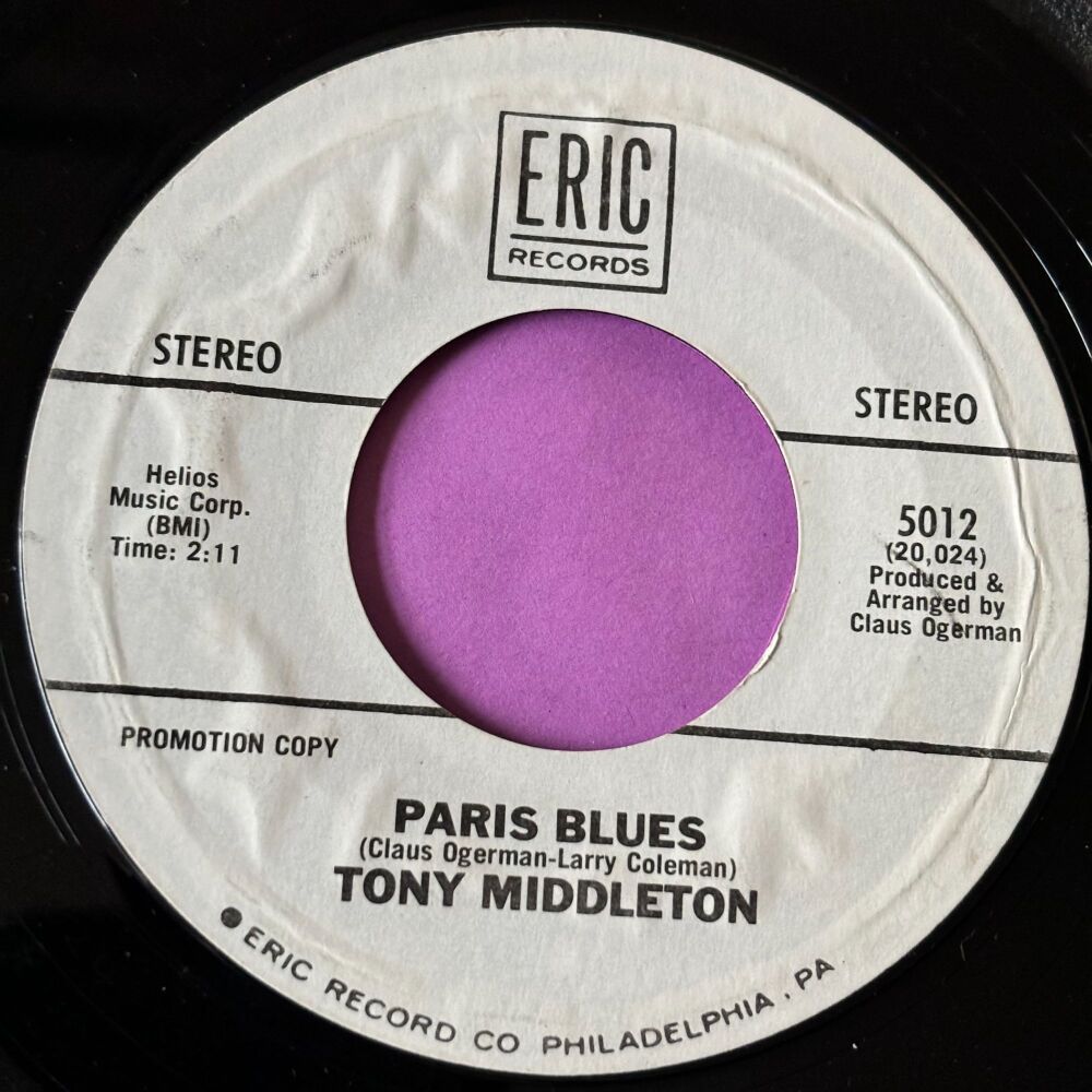Tony Middleton-Paris blues-Eric R E+