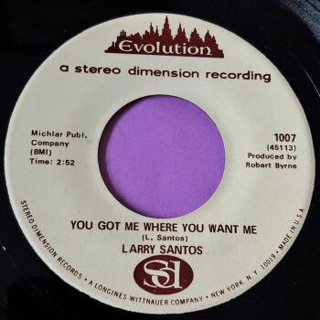 Larry Santos-You got me where you want me-Evolution R E