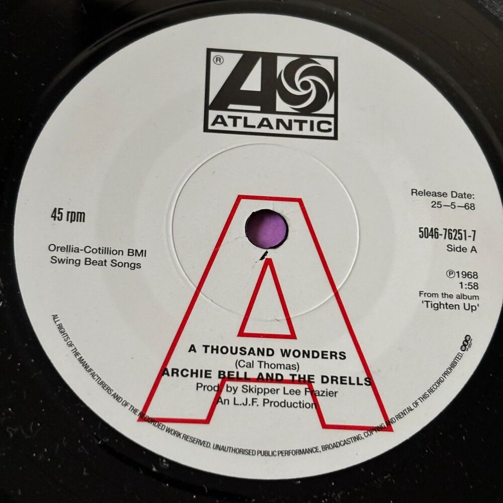 Archie Bell-A thousand wonders-Atlantic R E+