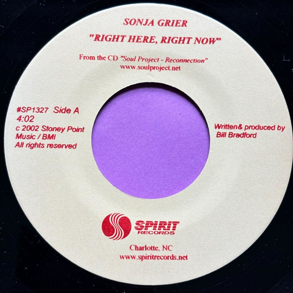 Sonja Grier-Right here right now-Spirit E+