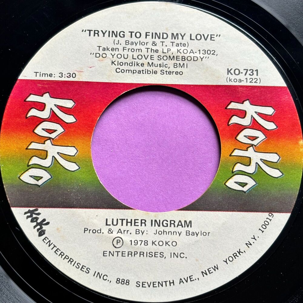 Luther Ingram-Trying to find my love-Koko E+