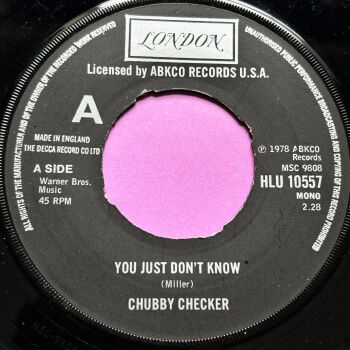 Chubby Checker-You just don't know-UK London noc E+