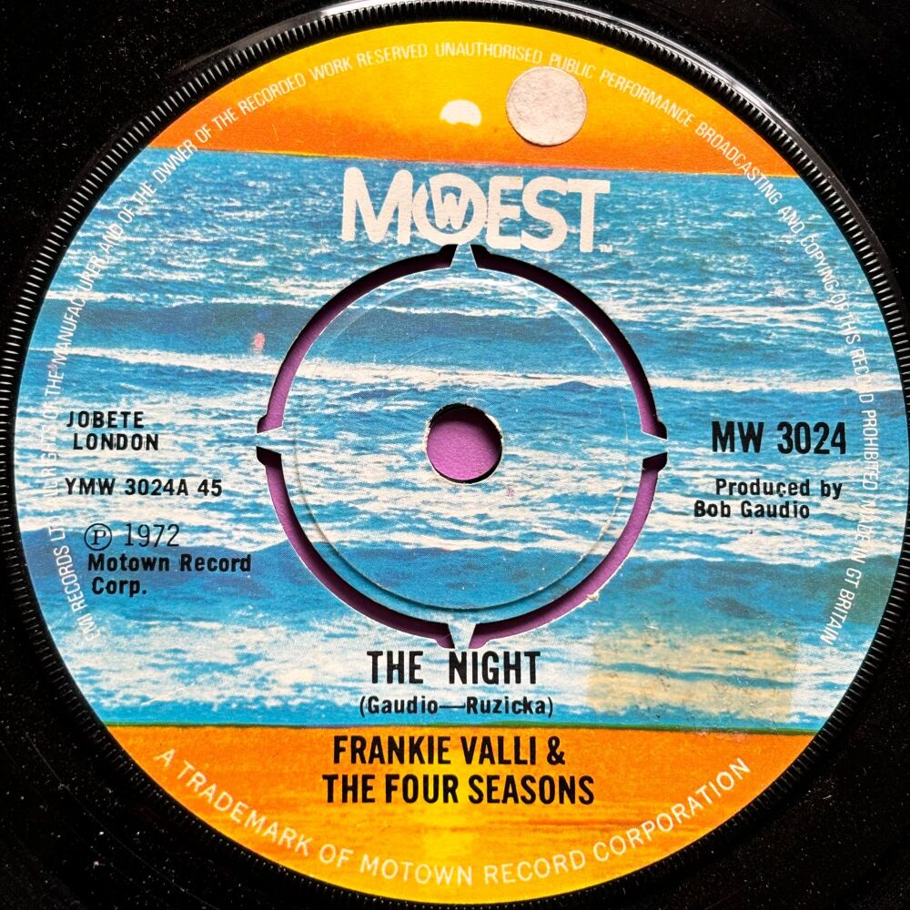 Frankie Valli-The night-Mowest E+