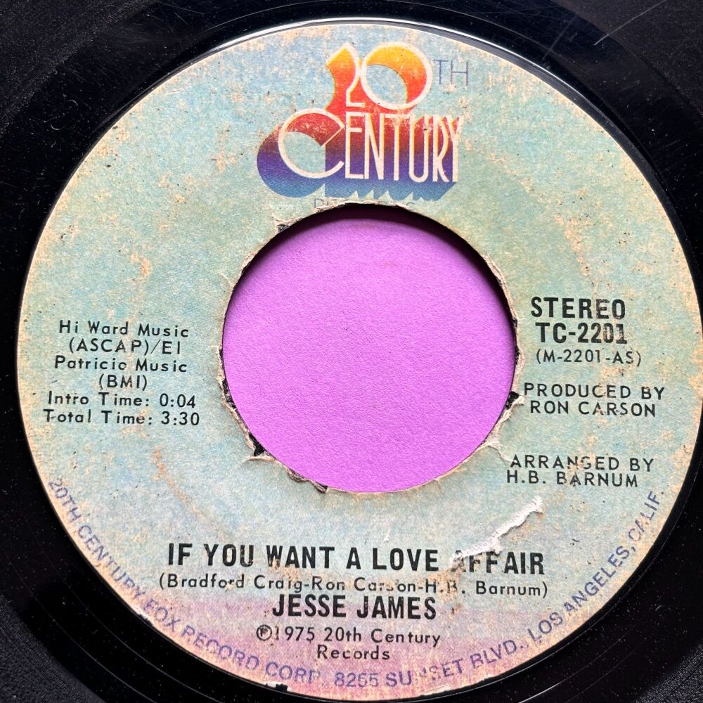 Jesse James-If you want a love affair-20th Century vg+
